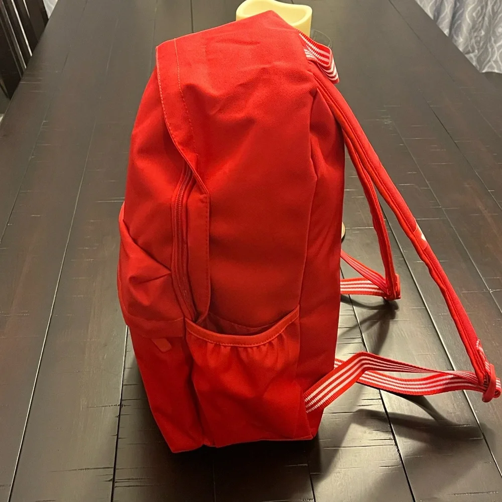 Adidas Trefoil Adicolor Backpack Book Bag Red New Boys Girls
